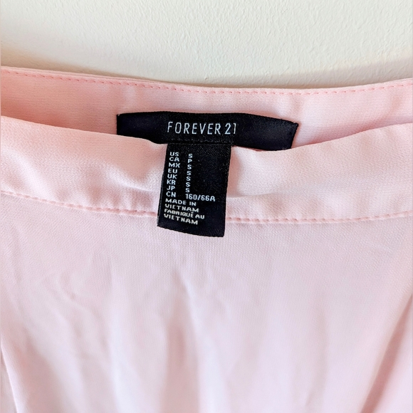 🐰Forever 21 Double Slit Light Pink Maxi Skirt - Picture 7 of 7